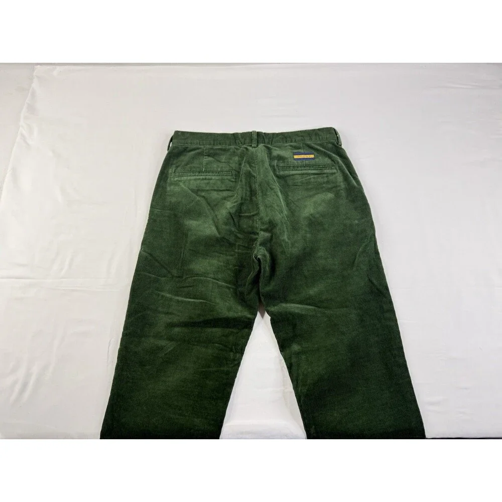Polo Ralph Lauren Rugby Corduroy Pants Size 32 Mens Preppy Green Chino